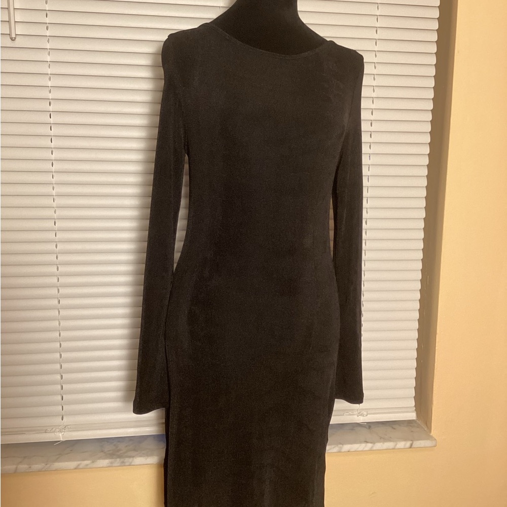 LIONESS Black Long Sleeve Dress, NWT